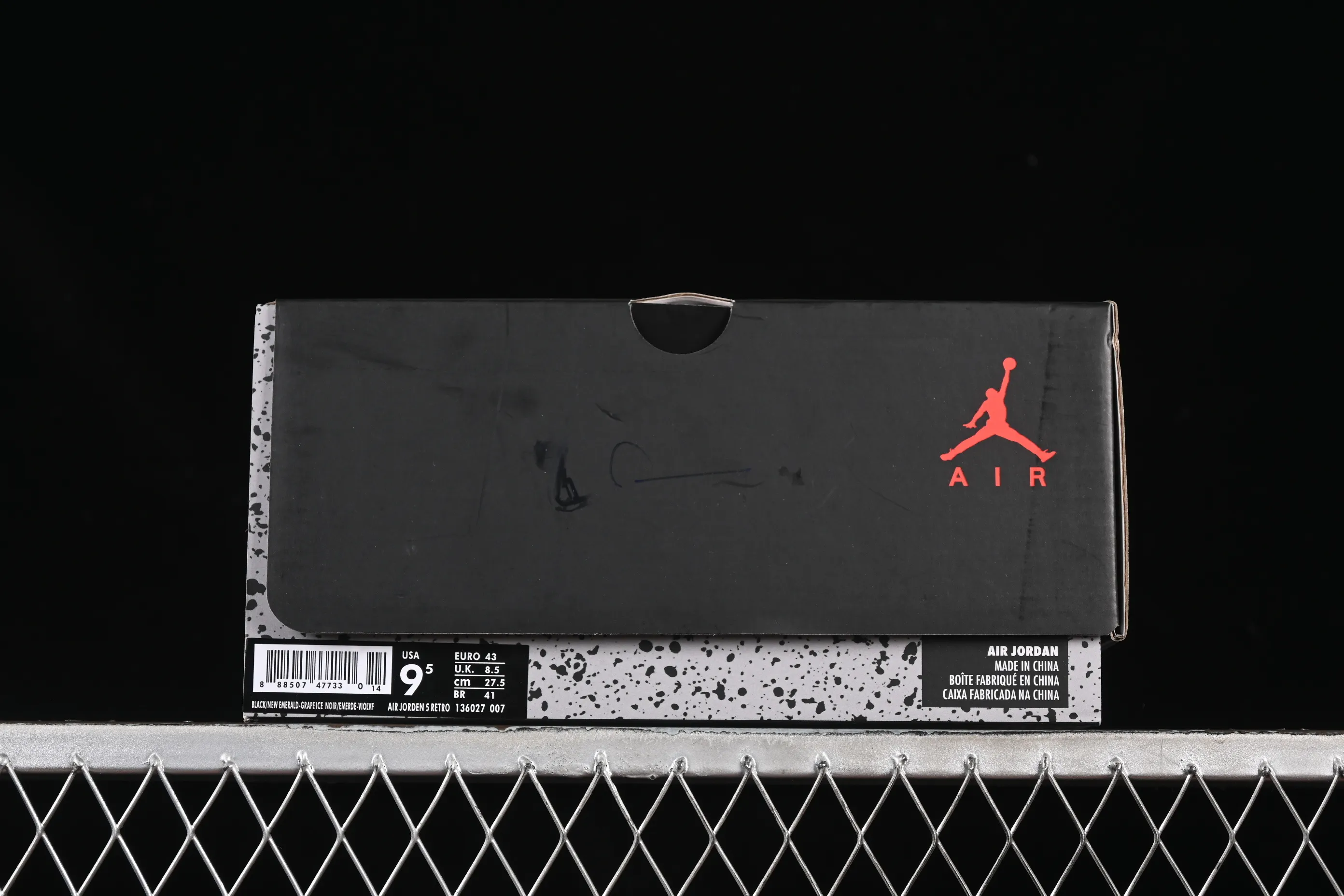 All categories Air Jordan Jordan series basketball shoes Air Jordan 5 Air Jordan 5 Retro "Black Grape" AJ5 Joe 5 Black Grape 136027-007